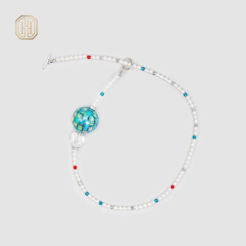 Original Handmade Natural Pearls collar by OHGG - OHGGRN24132