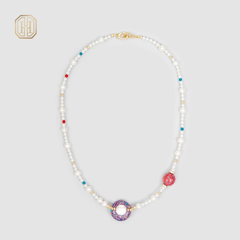 Original Handmade Natural Pearls collar by OHGG - OHGGRN24128