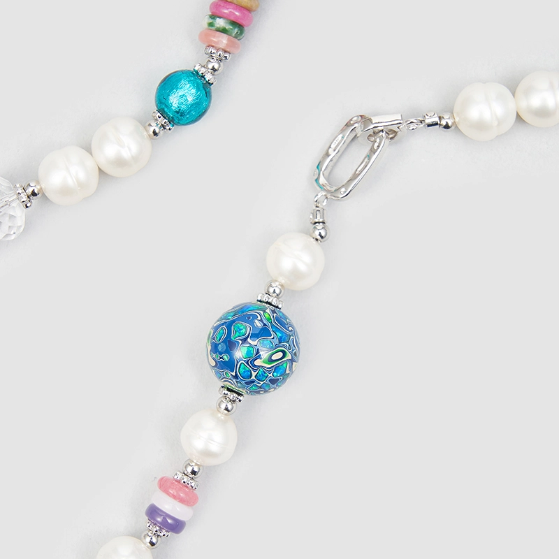 Original Handmade Natural Pearls sweater chain by OHGG - OHGGRN24150