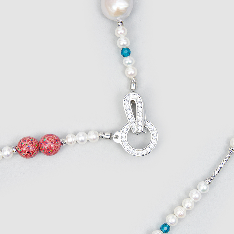 Original Handmade Natural Pearls collar by OHGG - OHGGRN24127