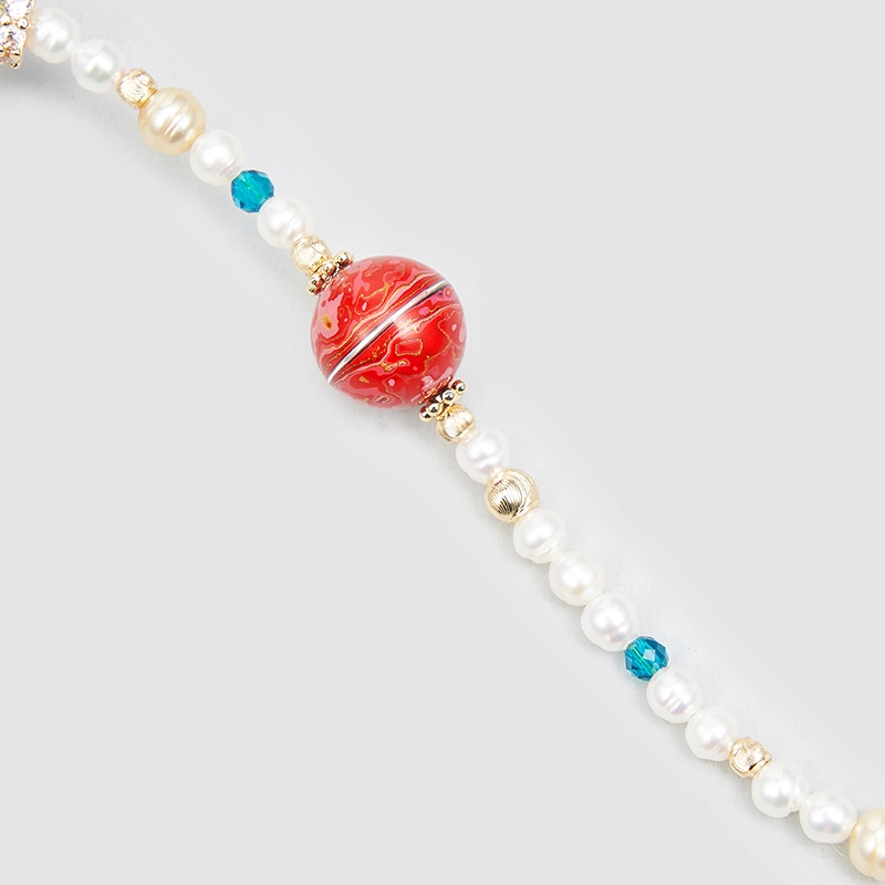 Original Handmade Natural Pearls collar chain by OHGG - OHGGRN24148