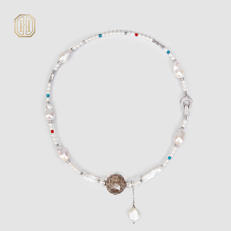 Original Handmade Natural Pearls collar by OHGG - OHGGRN24138