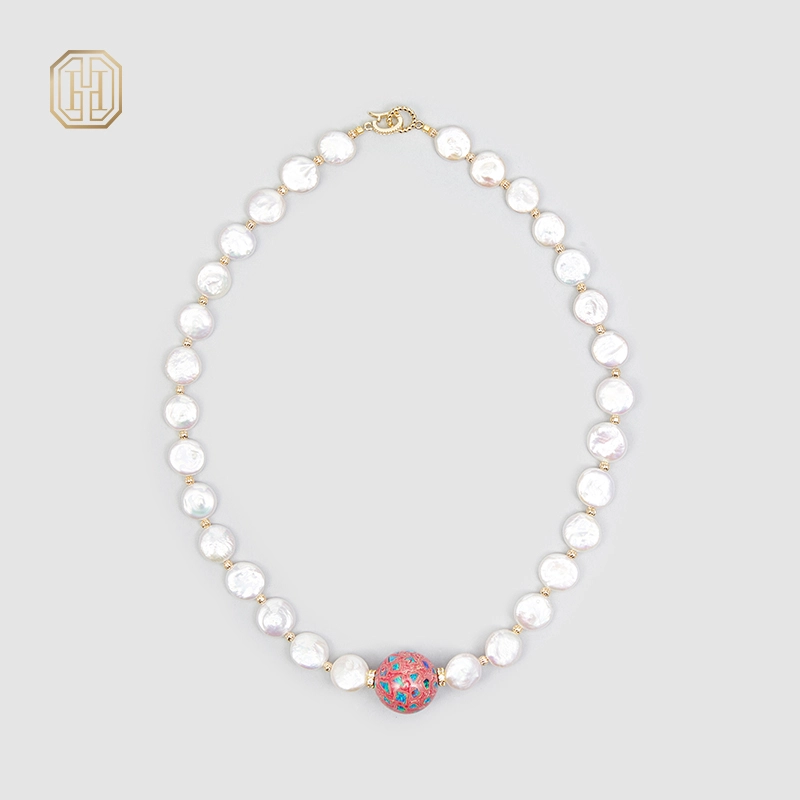 Original Handmade Natural Pearls necklace by OHGG - OHGGRN24214