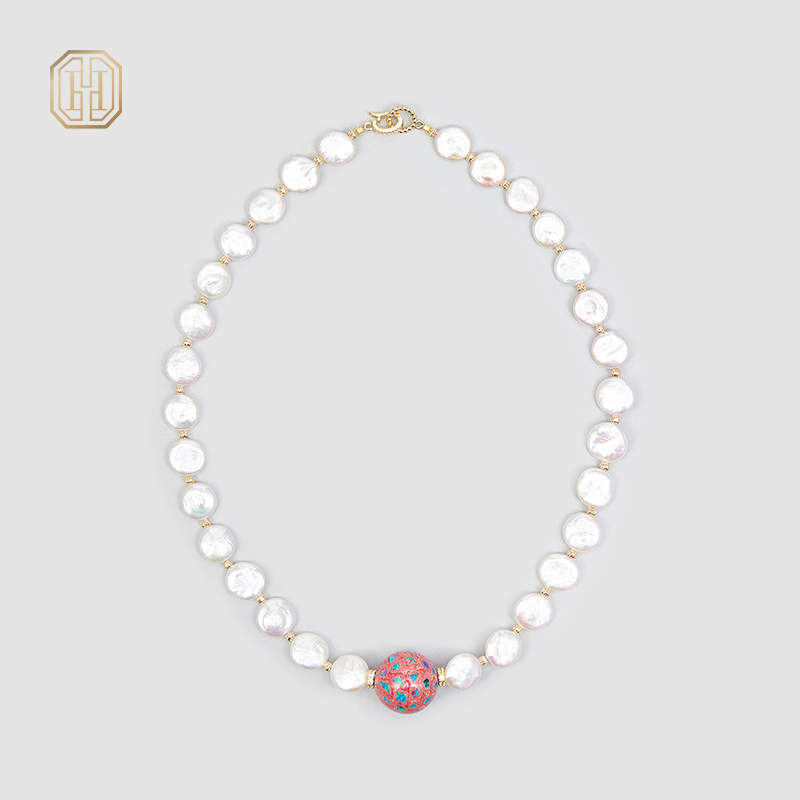 Original Handmade Natural Pearls necklace by OHGG - OHGGRN24214