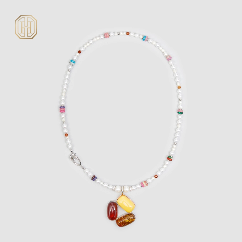 Original Handmade Natural Pearls necklace by OHGG - OHGGRN24149