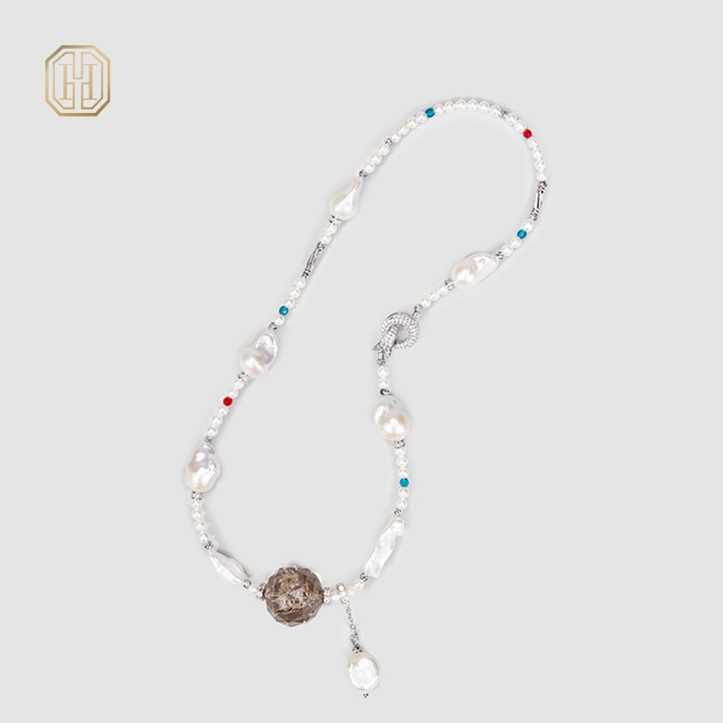 Original Handmade Natural Pearls collar by OHGG - OHGGRN24138