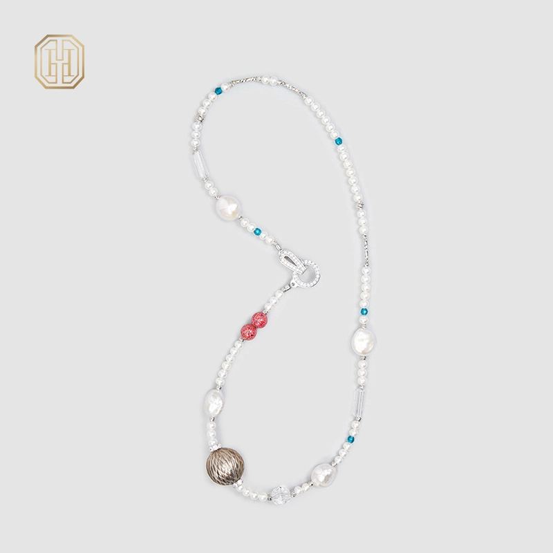 Original Handmade Natural Pearls collar by OHGG - OHGGRN24127