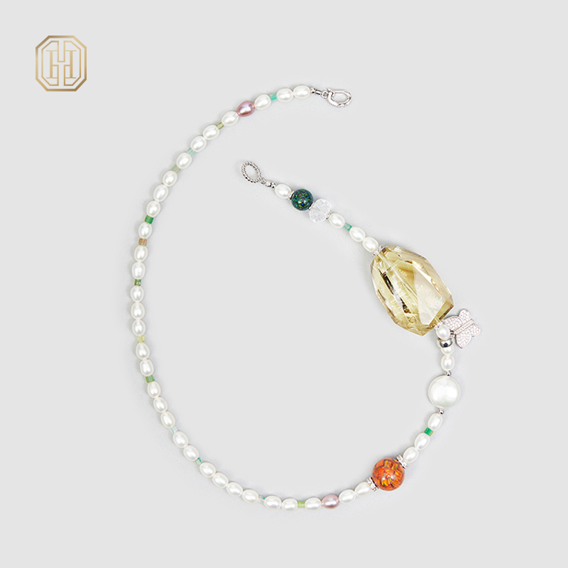 Original Handmade Natural Pearls collar by OHGG - OHGGRN24141