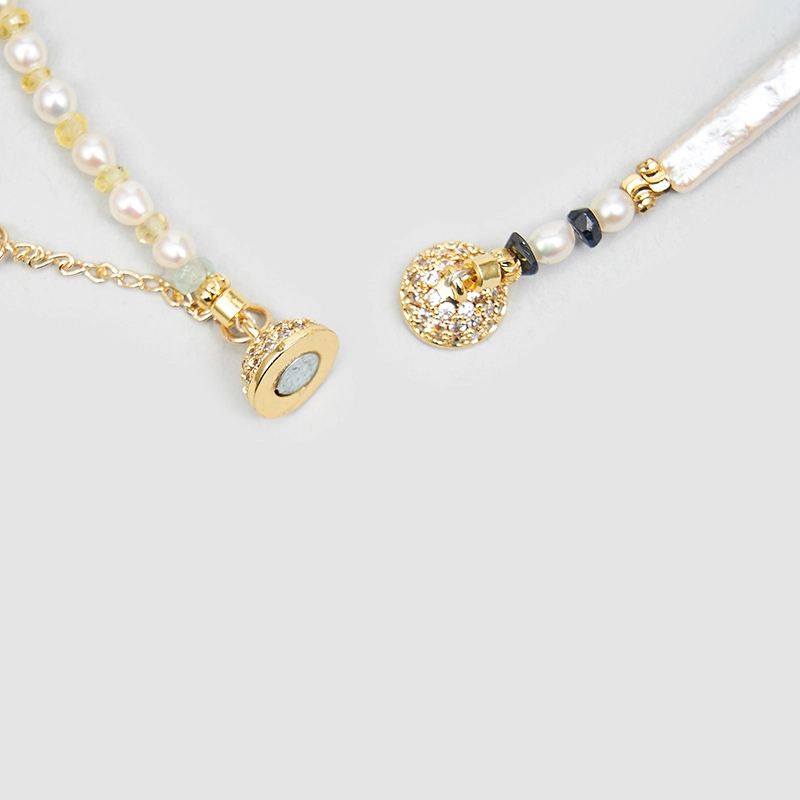 Original Handmade Natural Pearls sweater chain by OHGG - OHGGRN24157