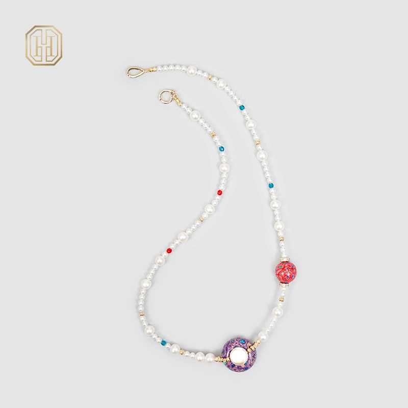 Original Handmade Natural Pearls collar by OHGG - OHGGRN24128