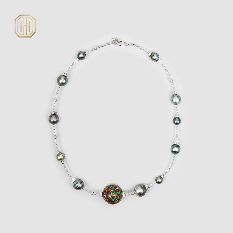 Original Handmade Natural Pearls necklace by OHGG - OHGGRN24136