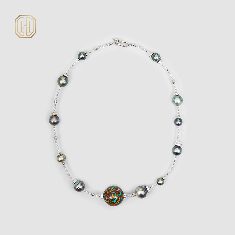 Original Handmade Natural Pearls necklace by OHGG - OHGGRN24136