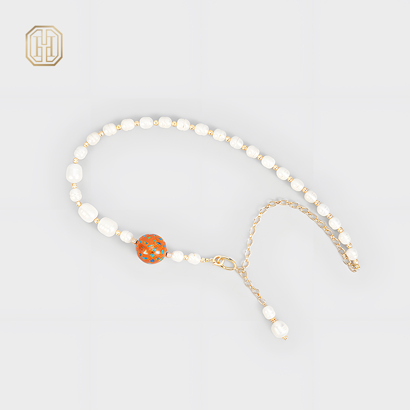 Original Handmade Natural Pearls sweater chain by OHGG - OHGGRN24103