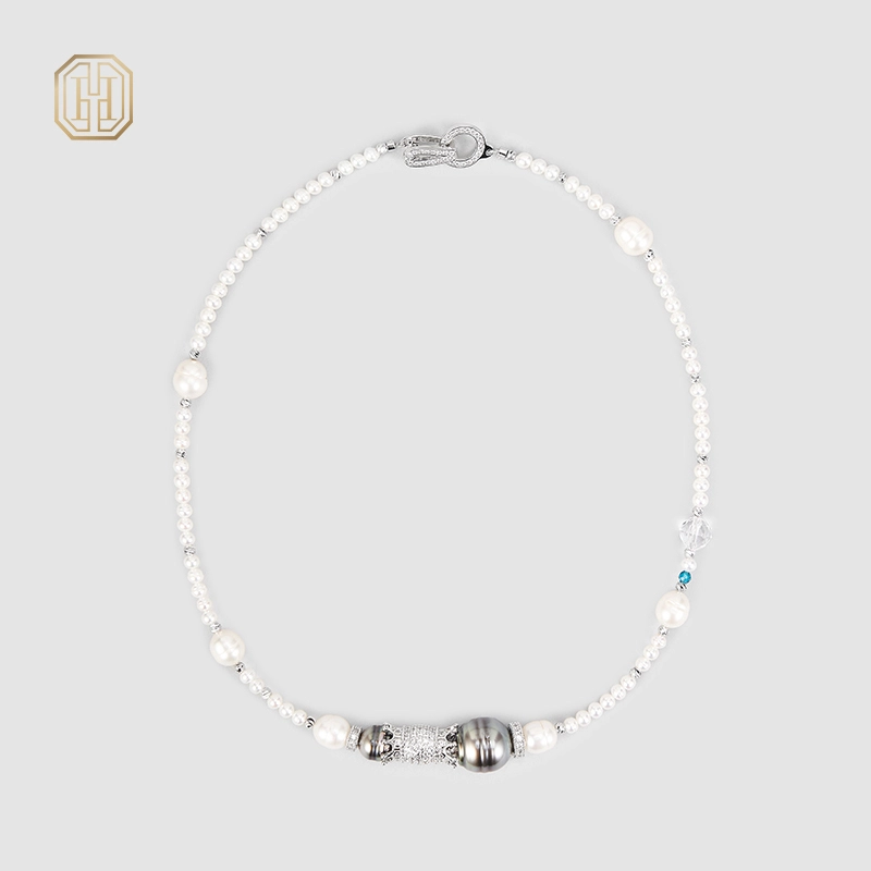 Original Handmade Natural Pearls collar by OHGG - OHGGRN24111