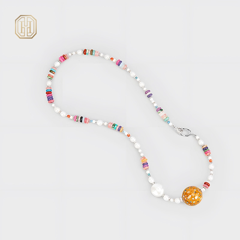 Original Handmade Natural Pearls necklace by OHGG - OHGGRN24109