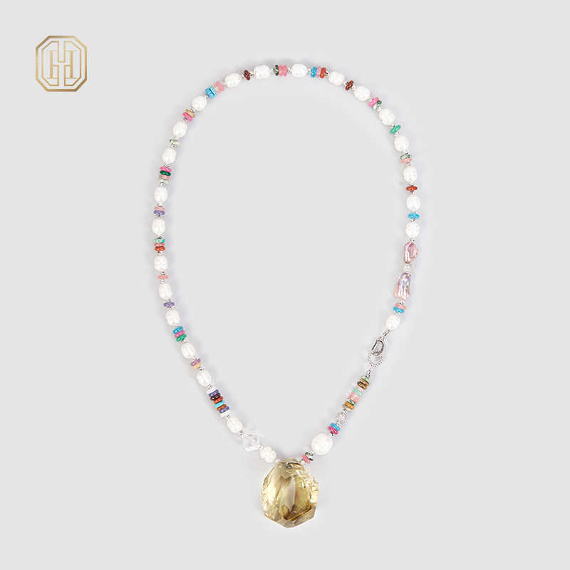 Original Handmade Natural Pearls sweater chain by OHGG - OHGGRN24088