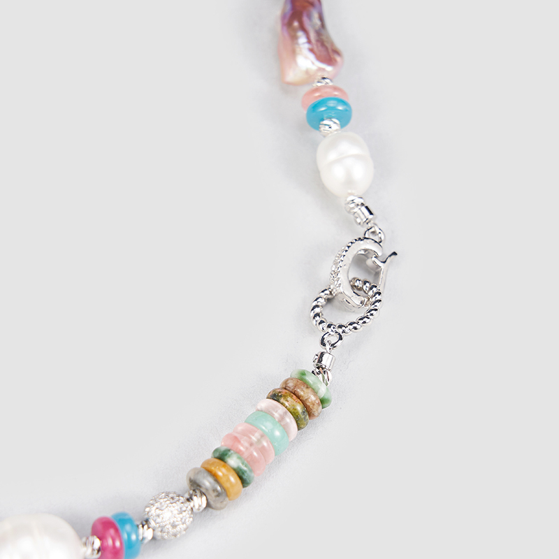 Original Handmade Natural Pearls sweater chain by OHGG - OHGGRN24088
