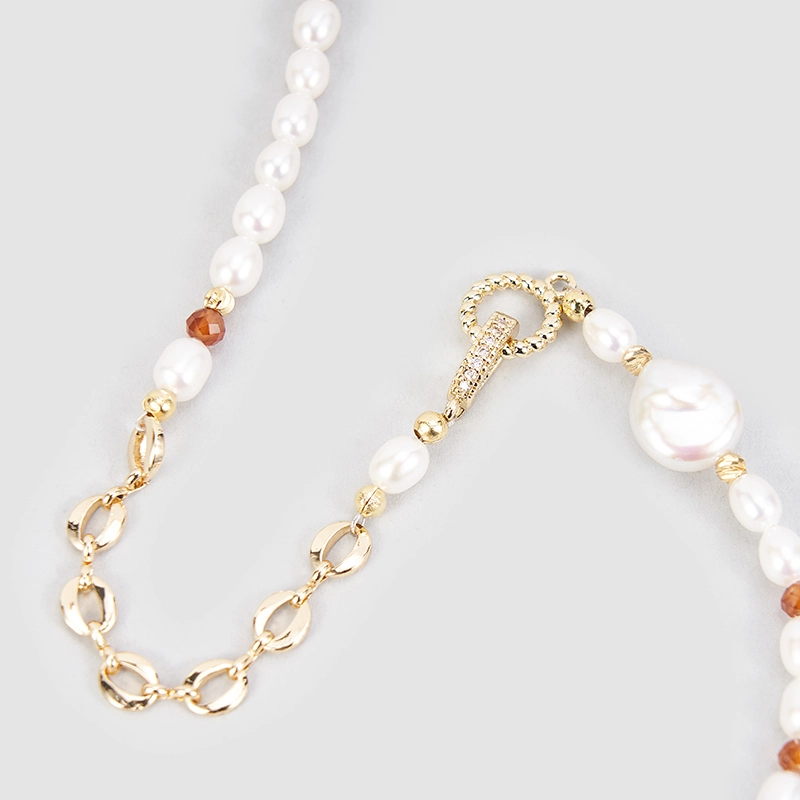 Original Handmade Natural Pearls sweater chain by OHGG - OHGGRN24102