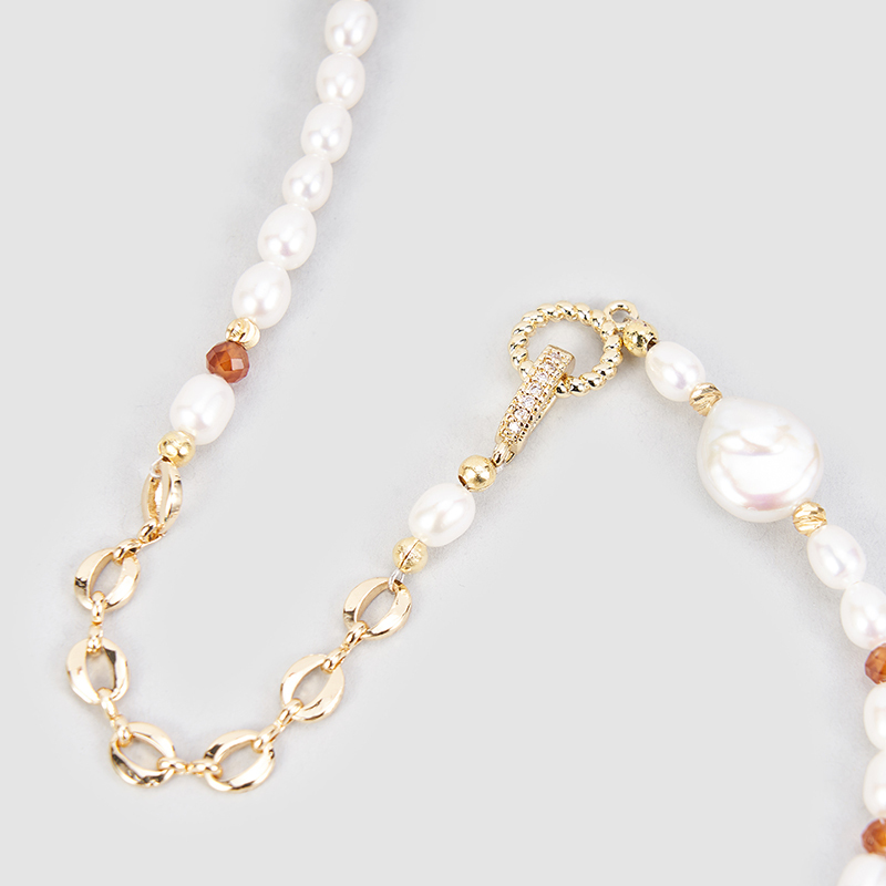 Original Handmade Natural Pearls sweater chain by OHGG - OHGGRN24102