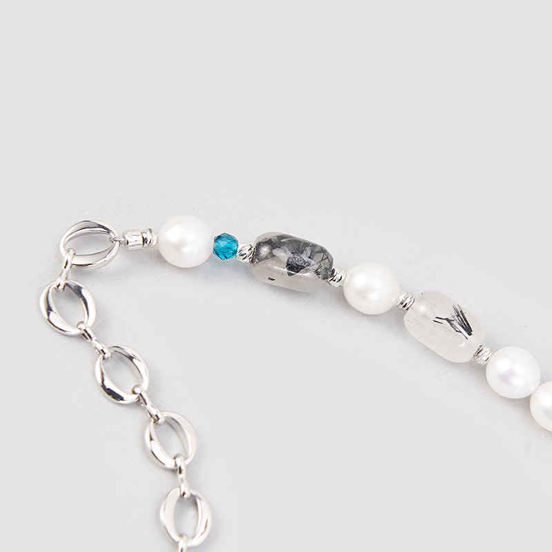 Original Handmade Natural Pearls sweater chain by OHGG - OHGGRN24095