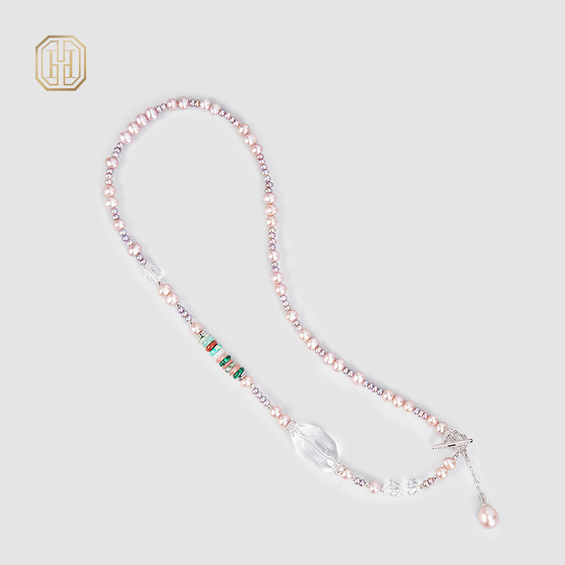 Original Handmade Natural Pearls collar chain by OHGG - OHGGRN24125