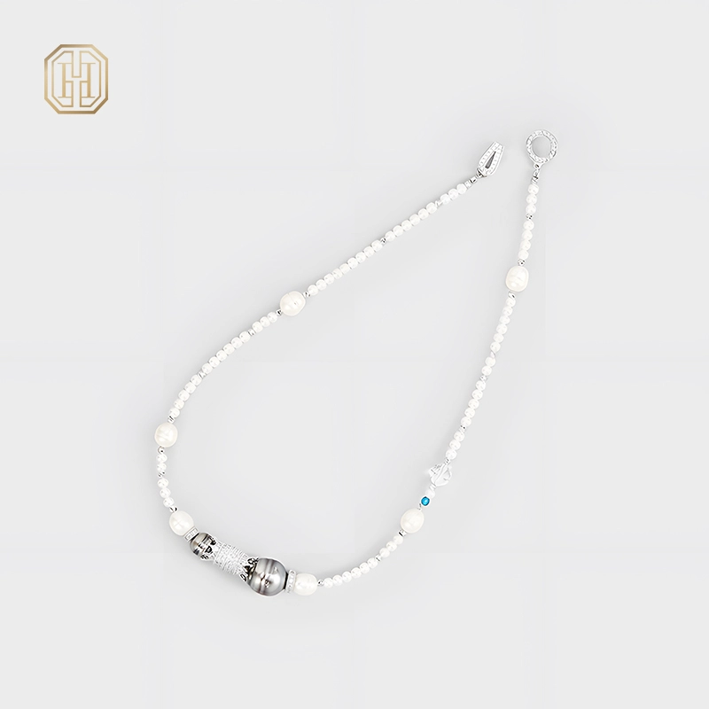 Original Handmade Natural Pearls collar by OHGG - OHGGRN24111