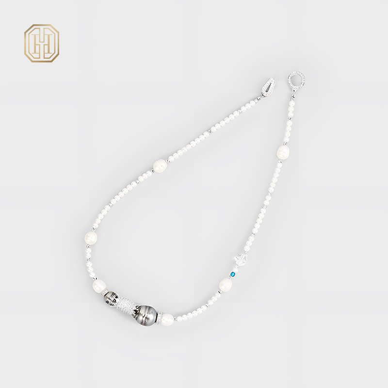 Original Handmade Natural Pearls collar by OHGG - OHGGRN24111