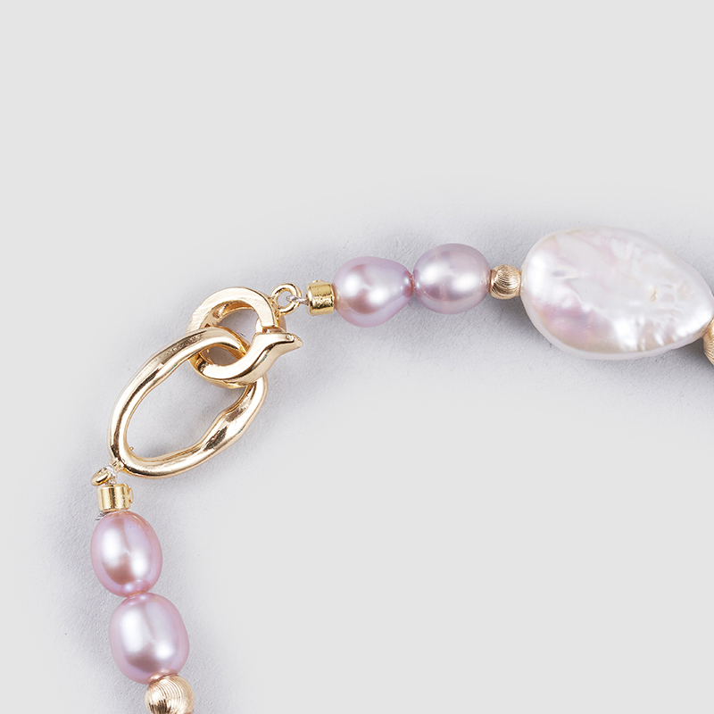 Original Handmade Natural Pearls sweater chain by OHGG - OHGGRN24013