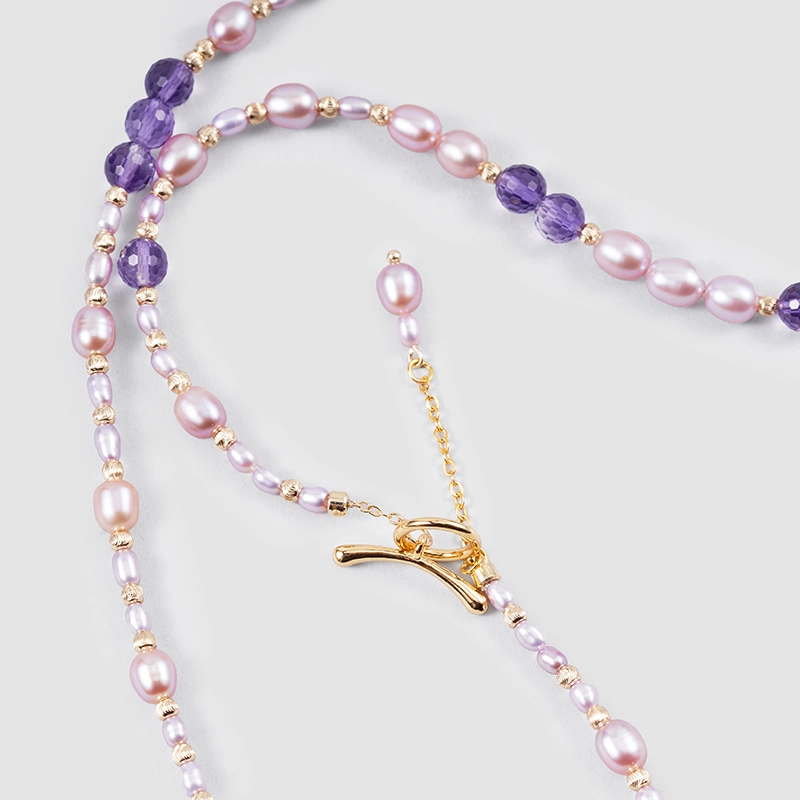 Original Handmade Natural Pearls collar by OHGG - OHGGRN24021