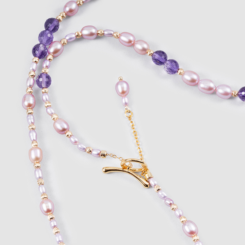 Original Handmade Natural Pearls collar by OHGG - OHGGRN24021