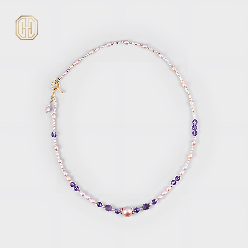 Original Handmade Natural Pearls collar by OHGG - OHGGRN24021