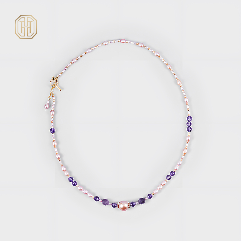 Original Handmade Natural Pearls collar by OHGG - OHGGRN24021