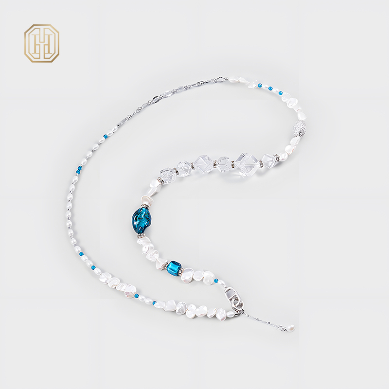 Original Handmade Natural Pearls necklace by OHGG - OHGGRN242022
