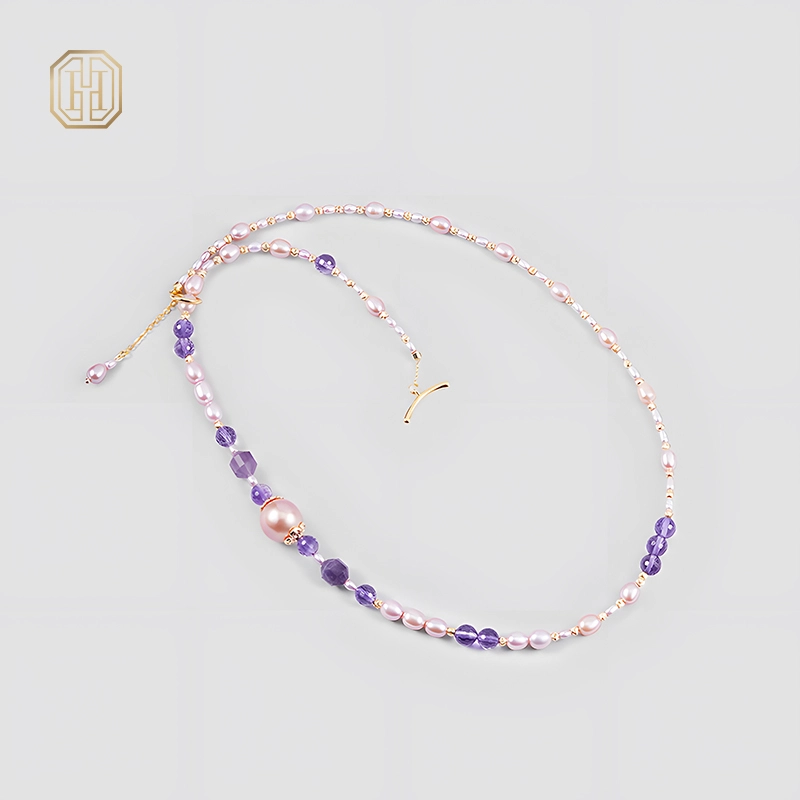 Original Handmade Natural Pearls collar by OHGG - OHGGRN24021
