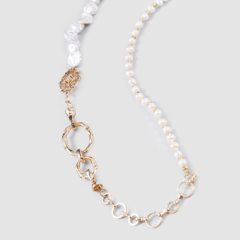 Original Handmade Natural Pearls sweater chain by OHGG - OHGGRN24016