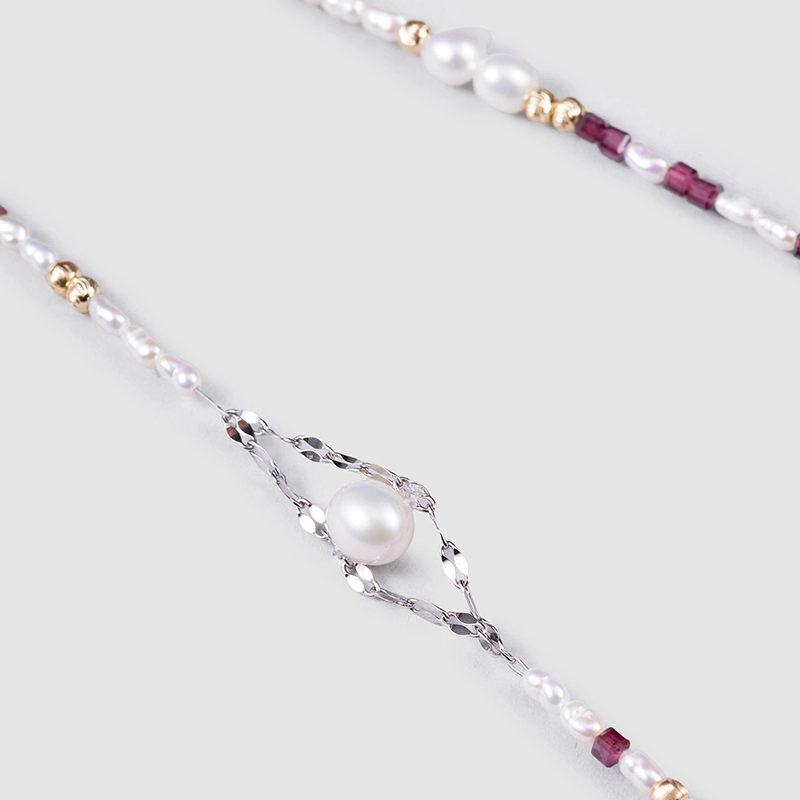Original Handmade Natural Pearls sweater chain by OHGG - OHGGRN24032