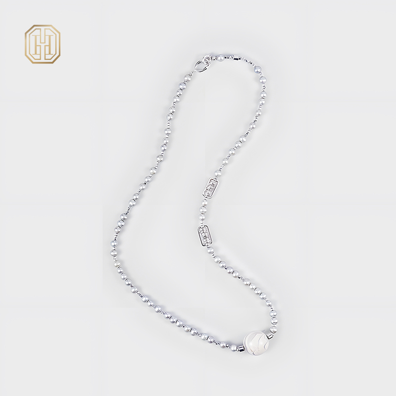 Original Handmade Natural Pearls sweater chain by OHGG - OHGGRN24025