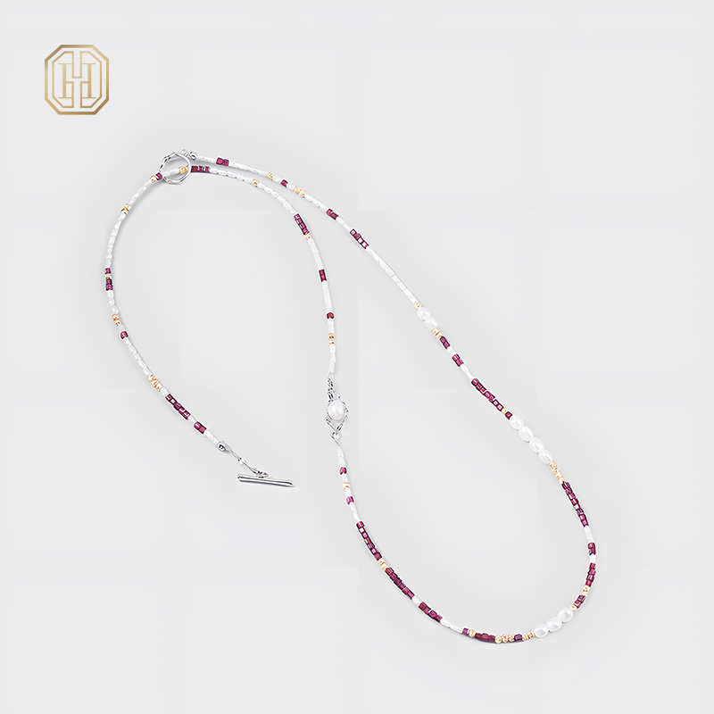 Original Handmade Natural Pearls sweater chain by OHGG - OHGGRN24032