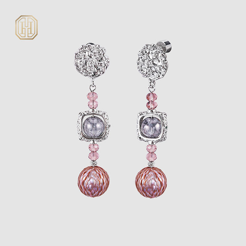 Original handmade natural pearl earrings by OHGG-OHGRN24052
