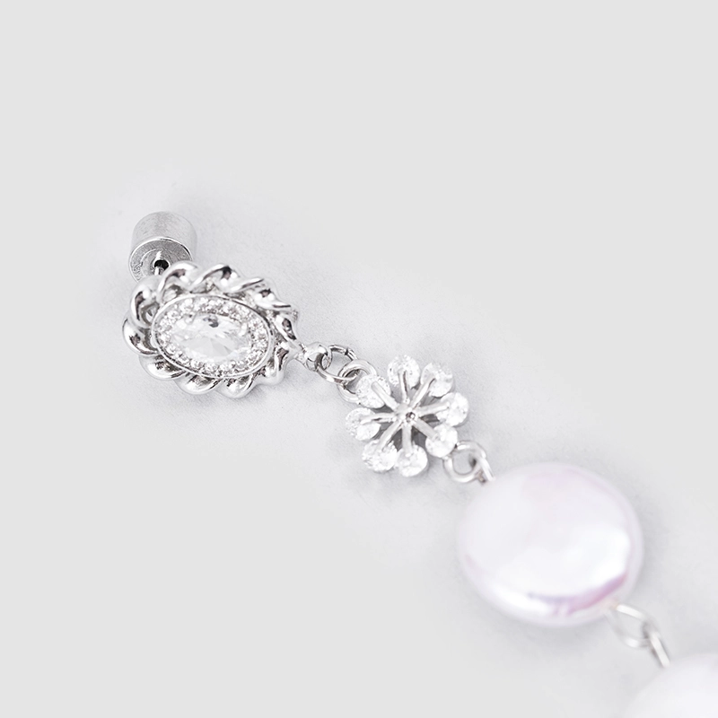 Original  handmade  natural pearls earrings OHGGPE24068