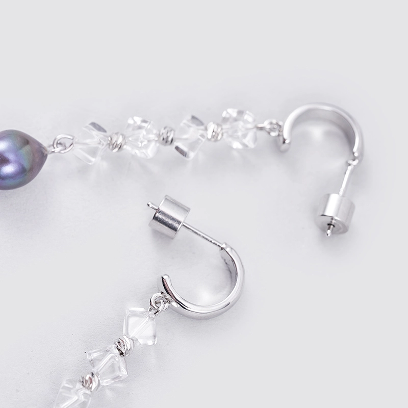 Original handmade natural pearl earrings by OHGG-OHGRN24065