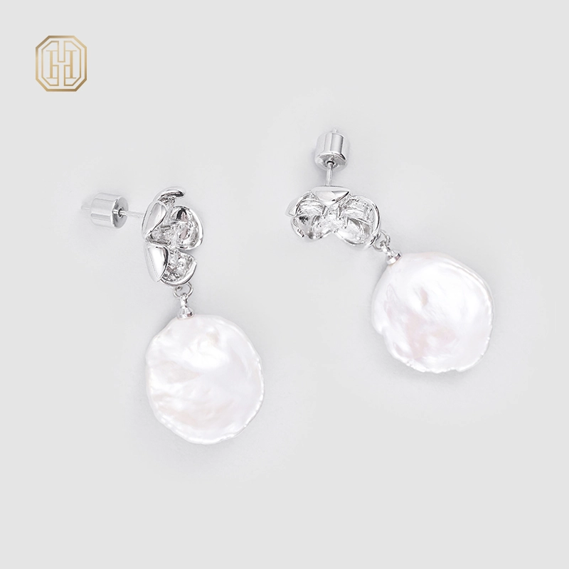 Original handmade natural pearl earrings by OHGG-OHGRN24071