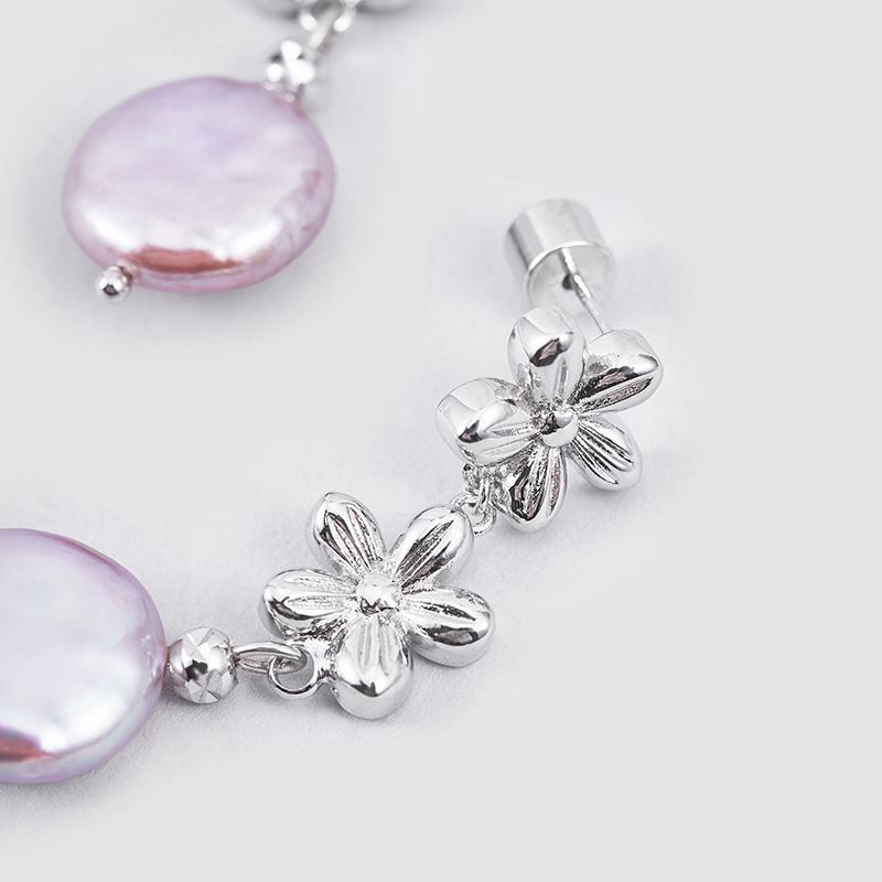 Original handmade natural pearl earrings by OHGG-OHGRN24062