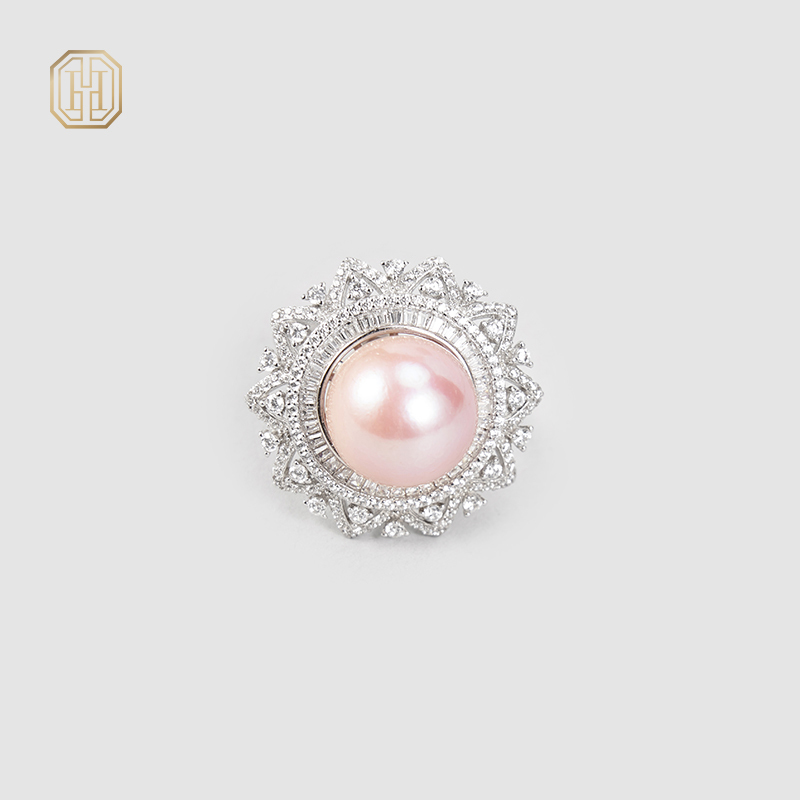 Original handmade natural pearl ring by OHGG-OHGRN24119