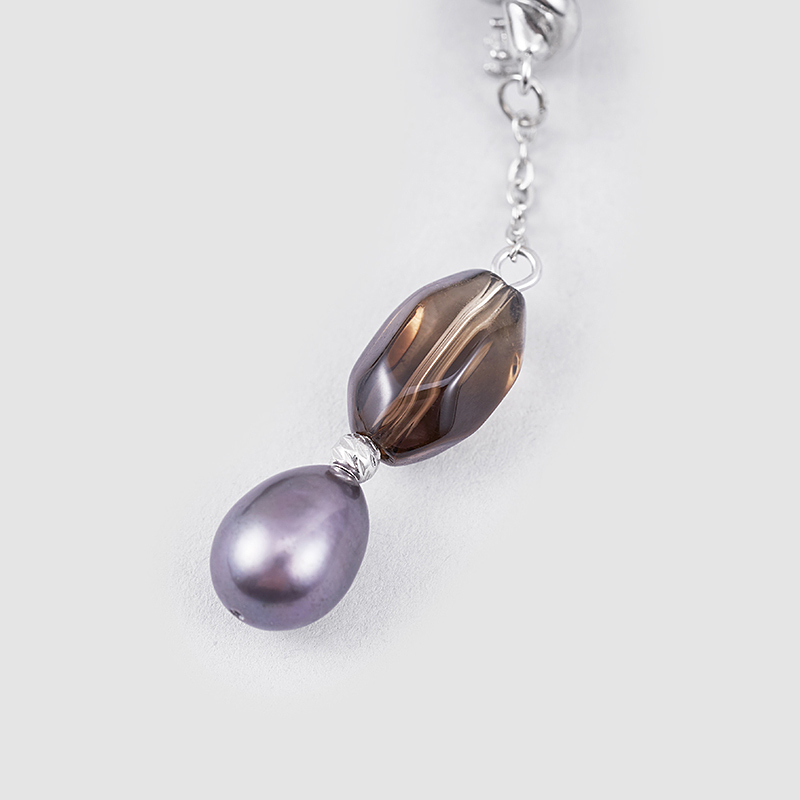 Original handmade natural pearl earrings by OHGG-OHGRN24078