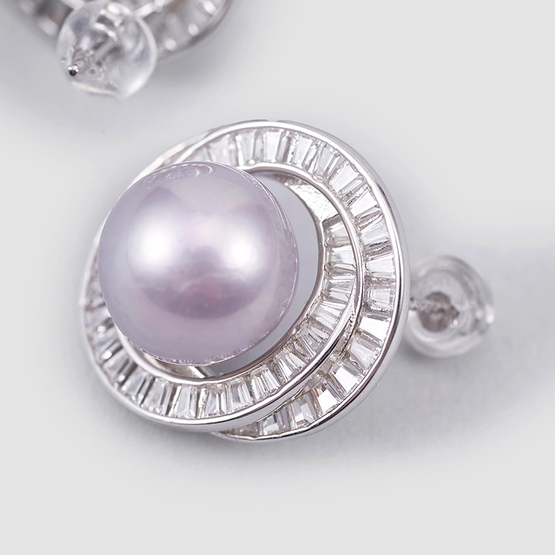 Original handmade natural pearl earrings by OHGG-OHGRN24067