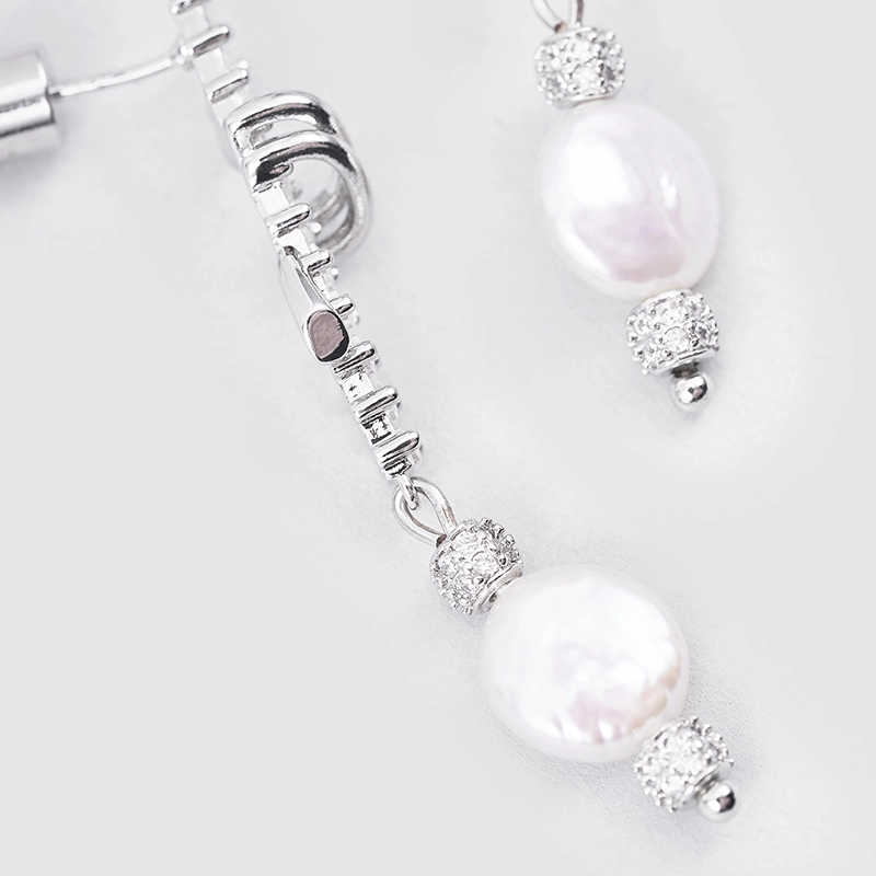 Original handmade natural pearl earrings by OHGG-OHGRN24077