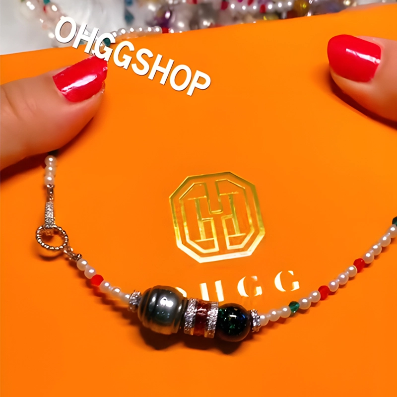 Original Handmade Natural Pearls collar by OHGG - OHGGRN24203