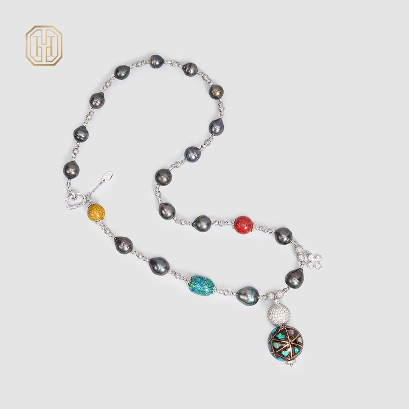 Original Handmade Natural Pearls necklace  by OHGG - OHGGRN24242