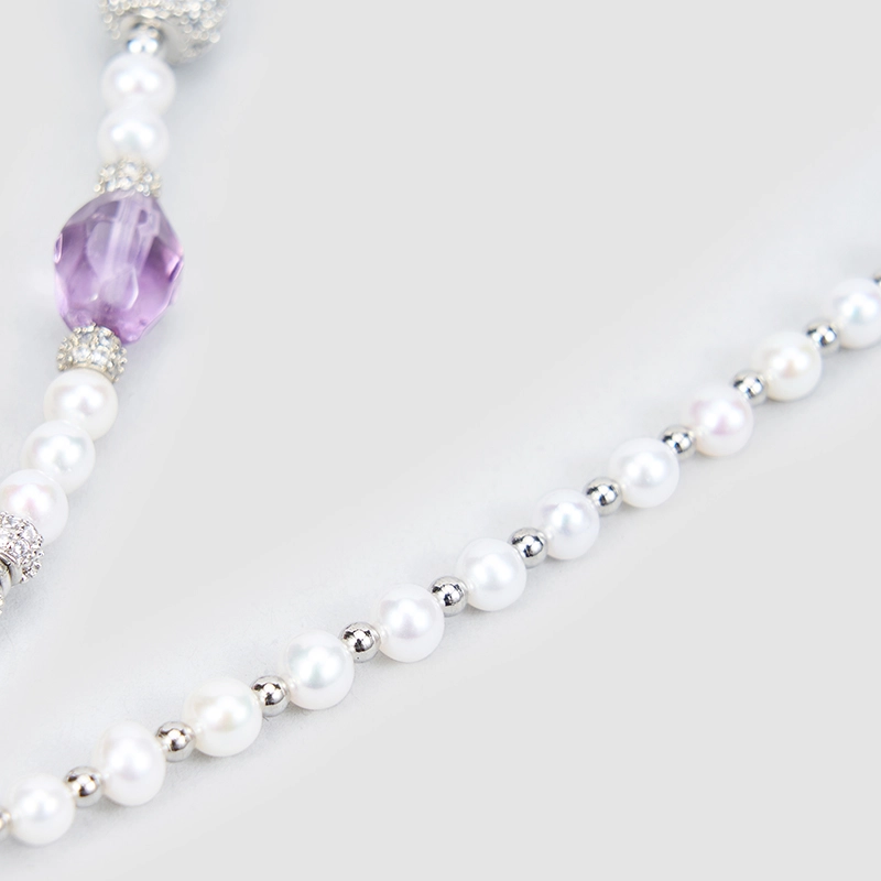 Original Handmade Natural Pearls Collar  by OHGG - OHGGRN24236